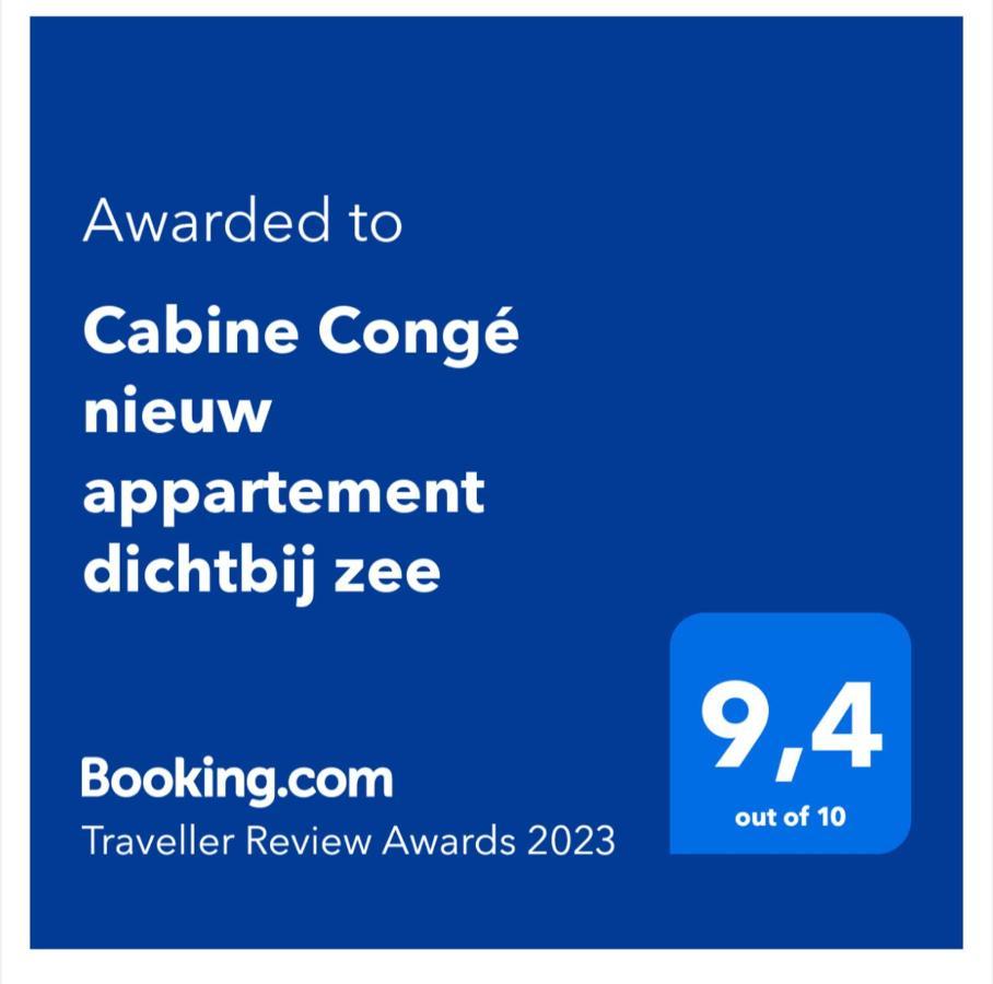 Cabine Congé nieuw appartement dichtbij zee Ostende Exterior foto