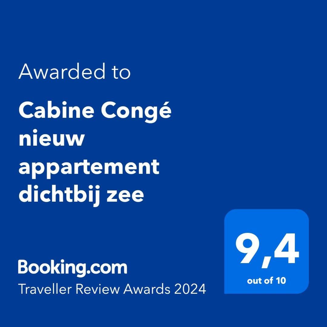 Cabine Congé nieuw appartement dichtbij zee Ostende Exterior foto